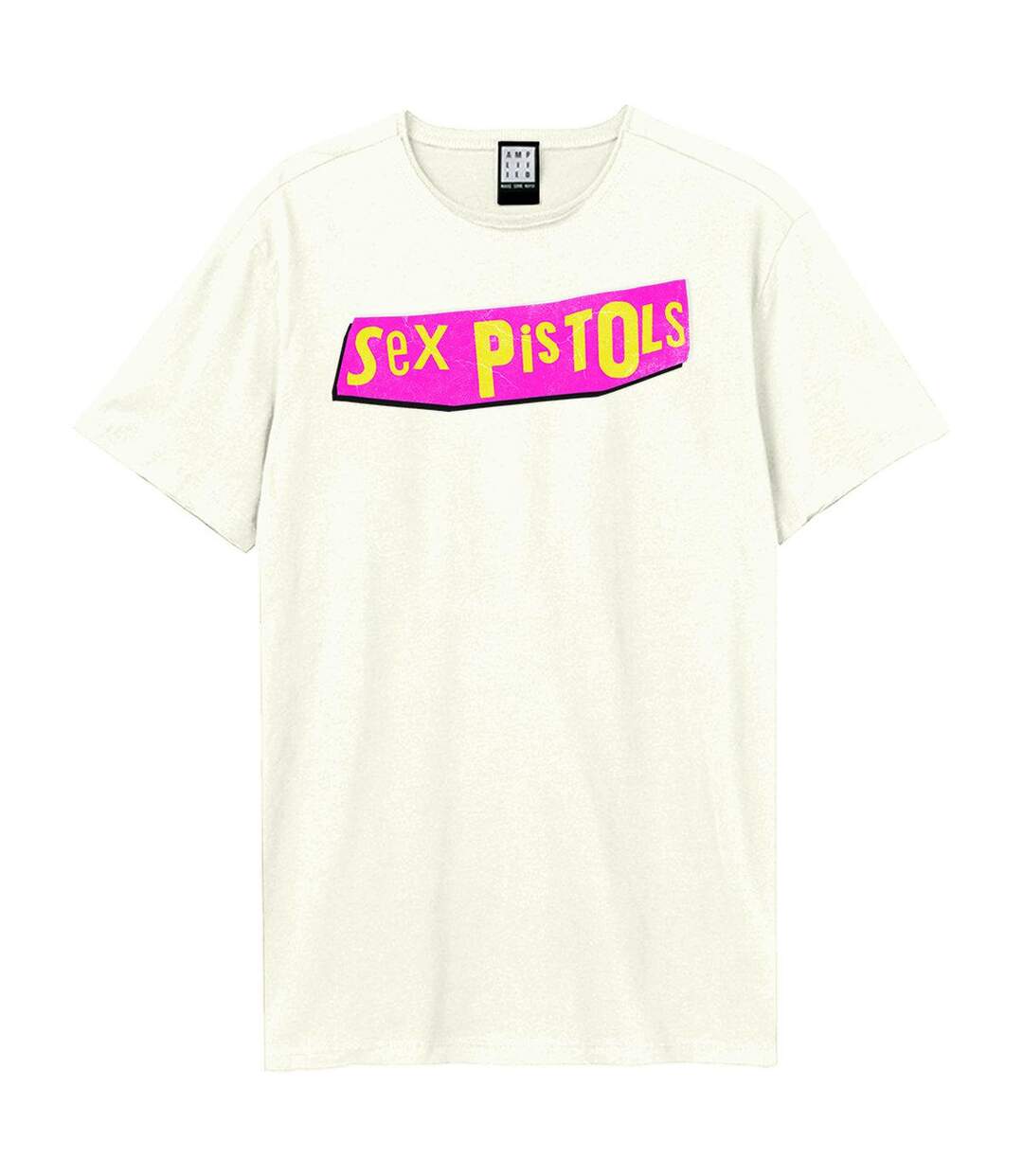 T-shirt Logo Driver Adulte Blanc Amplified-1