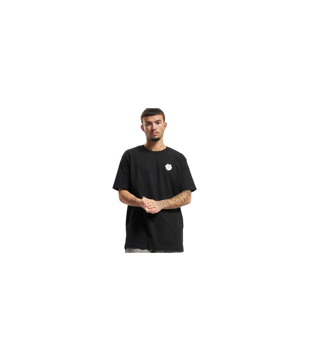 Mens Summer Of Love Oversized T-shirt Noir Mister Tee-1