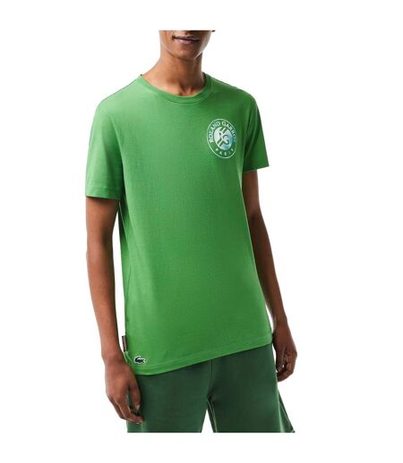 T-shirt Roland Garros Edition Logo Homme Vert Lacoste