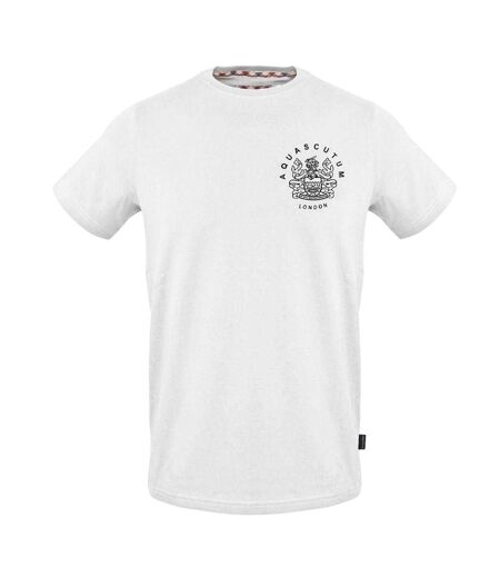 T-shirt Motif/style Logo Homme Blanc Aquascutum
