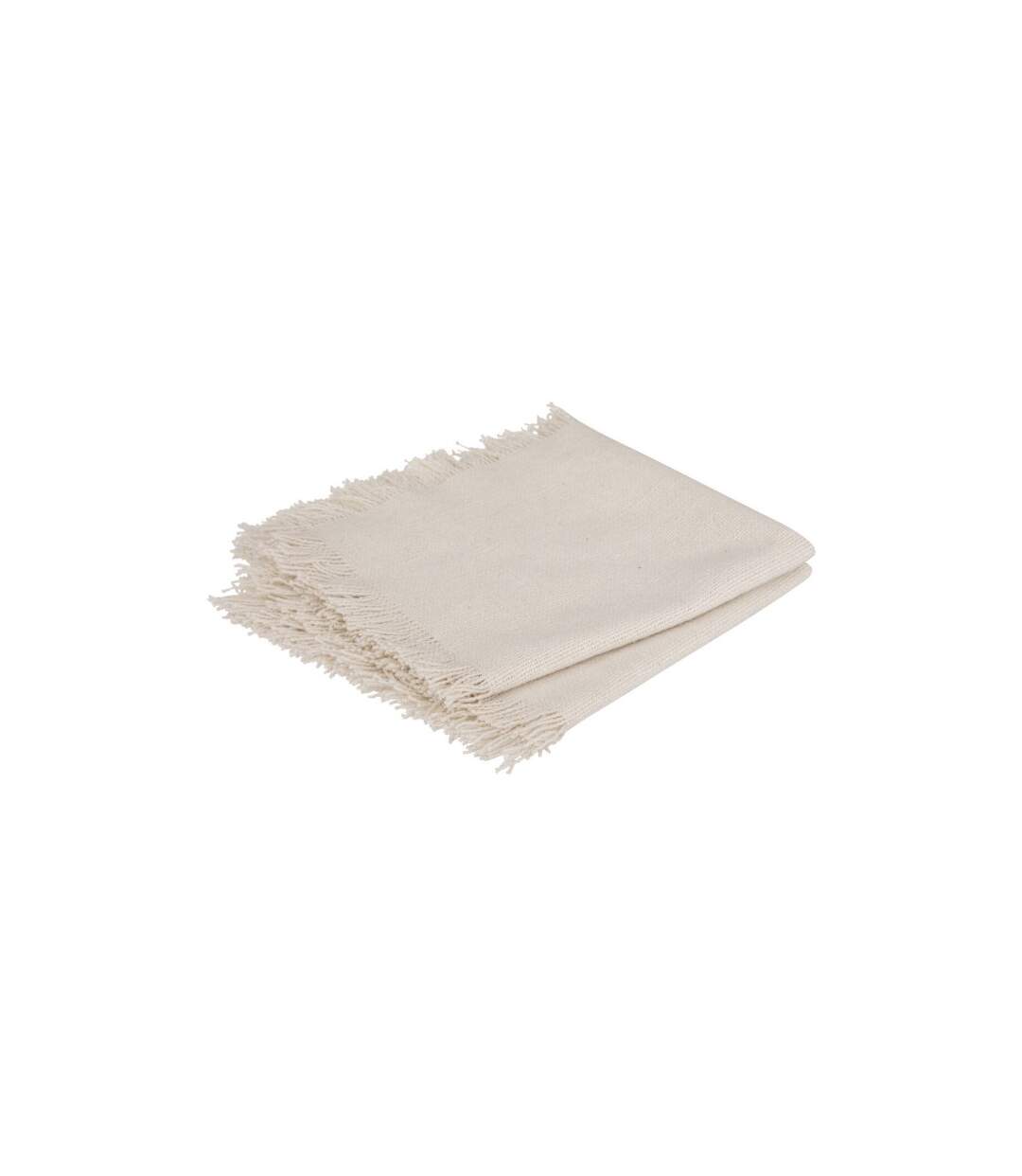 Lot de 2 Serviettes de Table Maha 40cm Blanc-1