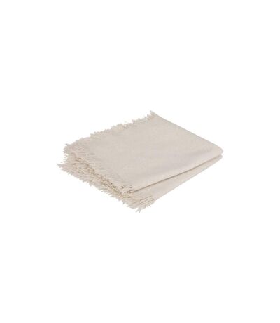 Lot de 2 Serviettes de Table Maha 40cm Blanc