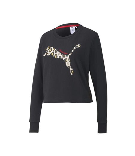 Sweat noir femme puma x co crew - s