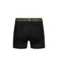 Pack of 3  Mens knightling mve boxer shorts  green/black/grey Crosshatch-3