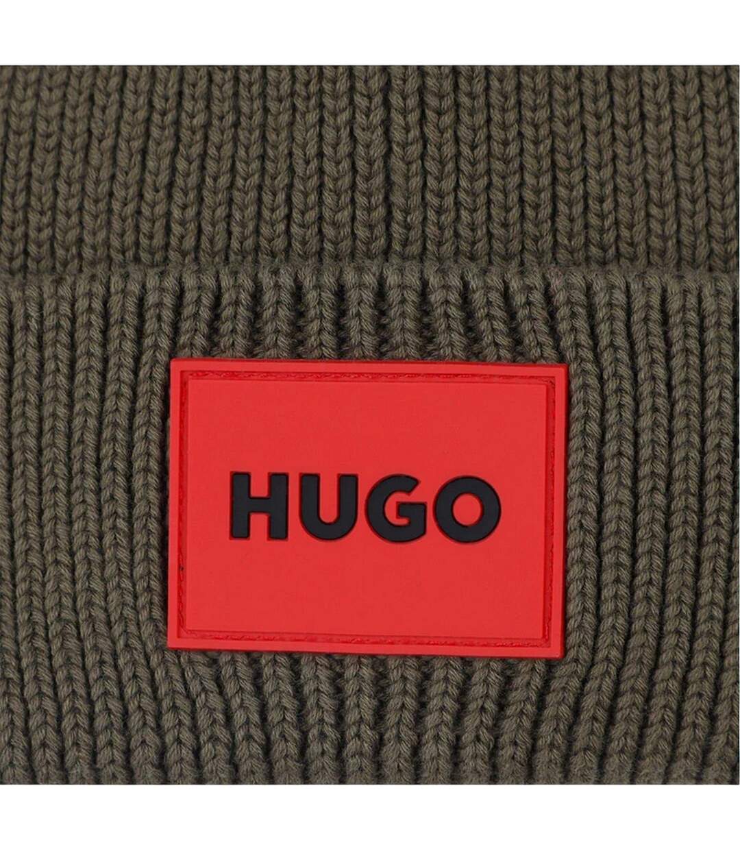 Bonnet Motif/style Côtelé Olive Hugo-4