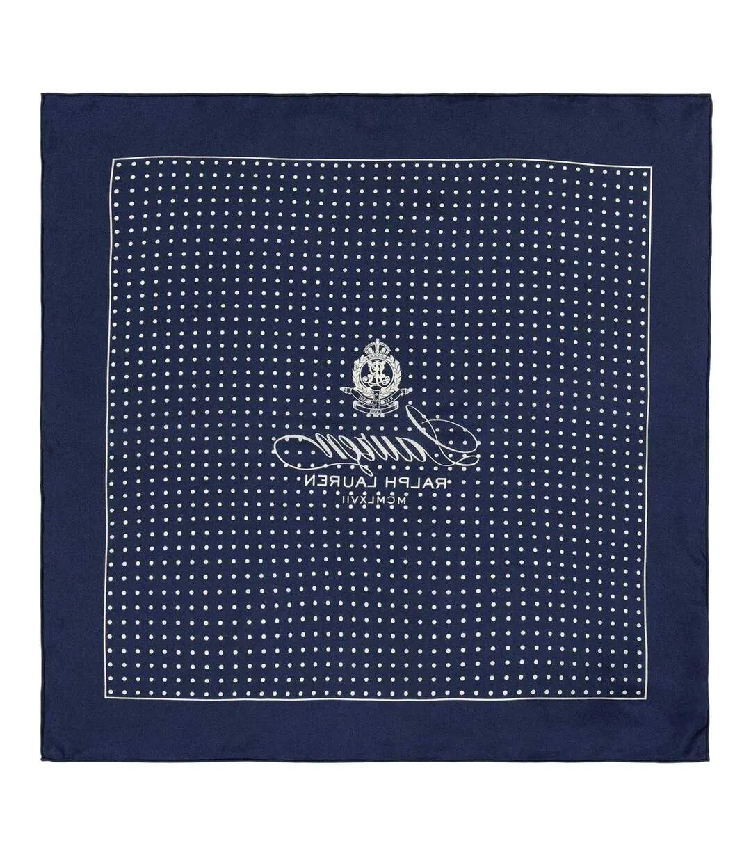 Écharpe Motif/style À Pois Taille Unique Bleu Marine Ralph Lauren-2