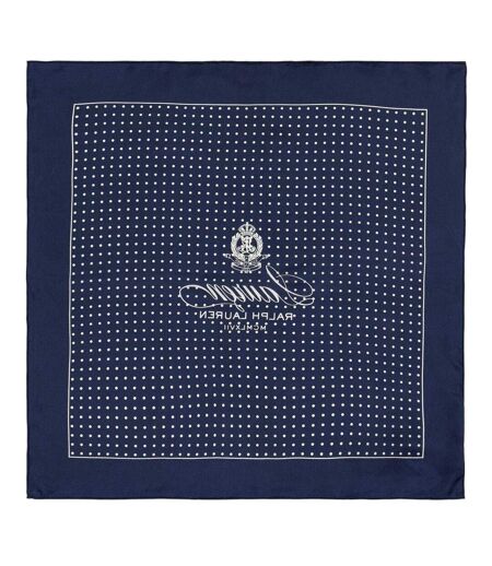 Écharpe Motif/style À Pois Taille Unique Bleu Marine Ralph Lauren