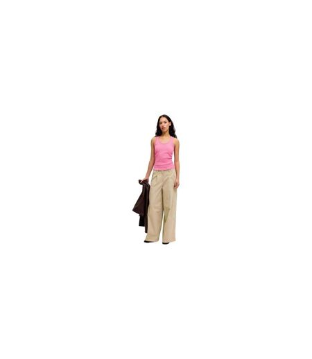 Débardeur Motif/style Côtelé Frida Femme Bleu Clair JJXX