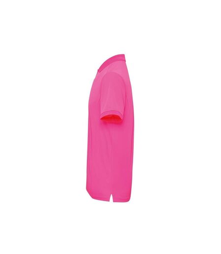 Premier Mens Coolchecker Pique Polo Shirt (Neon Pink) - UTPC5596