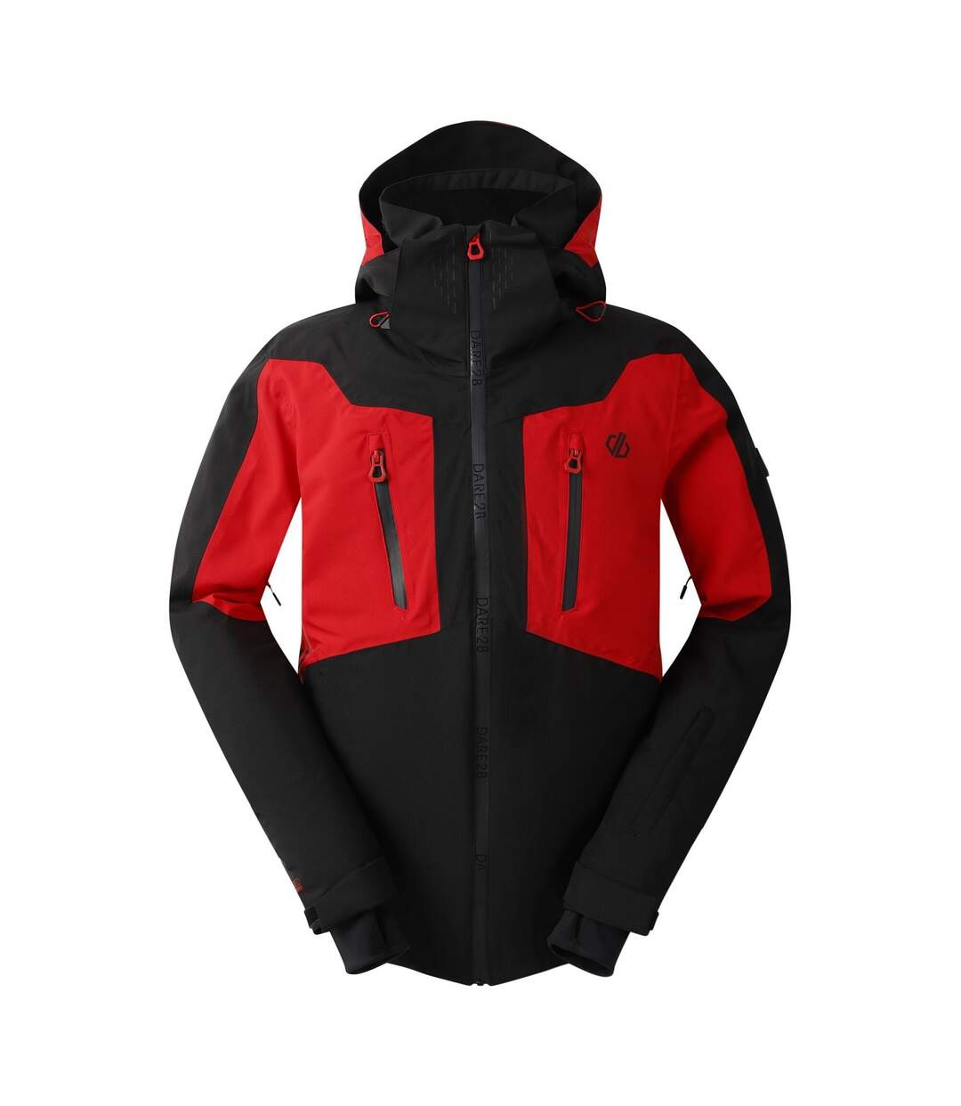 Blouson De Ski Assimilate Homme Noir Rouge Danger Regatta-1