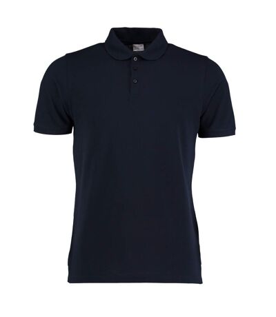 Kustom Kit Mens Klassic Pique Heavy Slim Polo Shirt (Navy) - UTPC7214
