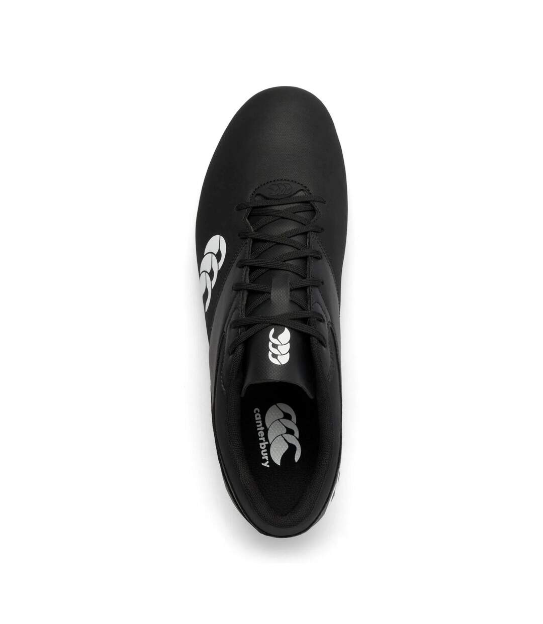 Mens Phoenix Raze 2023 Soft Ground Rugby Boots Black White Canterbury-4