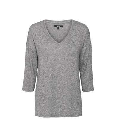 Pull Gris Femme Vero Moda Brianna 3/4 - L