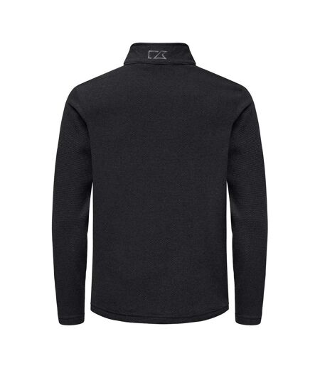 Mens Hunts Point Fleece Top Black Cutter & Buck