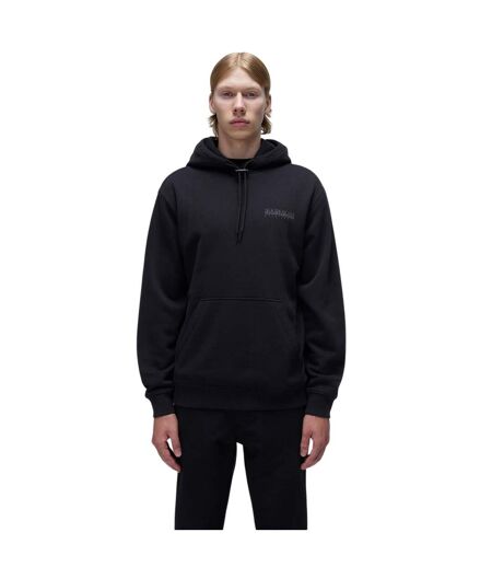 Sweat À Capuche Motif/style Logo Albula Homme Noir Napapijri