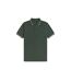 Polo Motif/style Double Pointe Homme Bleu Vert Fred Perry-2