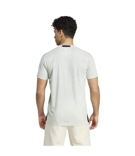T-shirt Entraînement Hiit Homme Blanc Vert Adidas