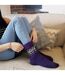 6 Pairs Ladies Wool Bed Socks Turnover Top Thermal Fairisle Winter-3