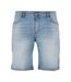 Short En Jean Homme Bleu Pâle Délavé Urban Classics-1