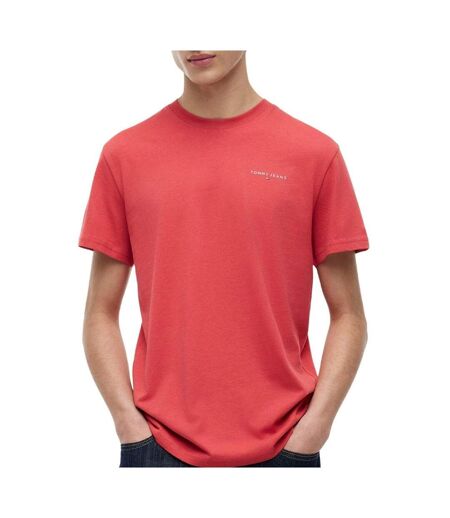 T-shirt rose homme tommy hilfiger tjm slim linear