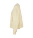 Sweat Femme Jaune Pâle Build Your Brand-3