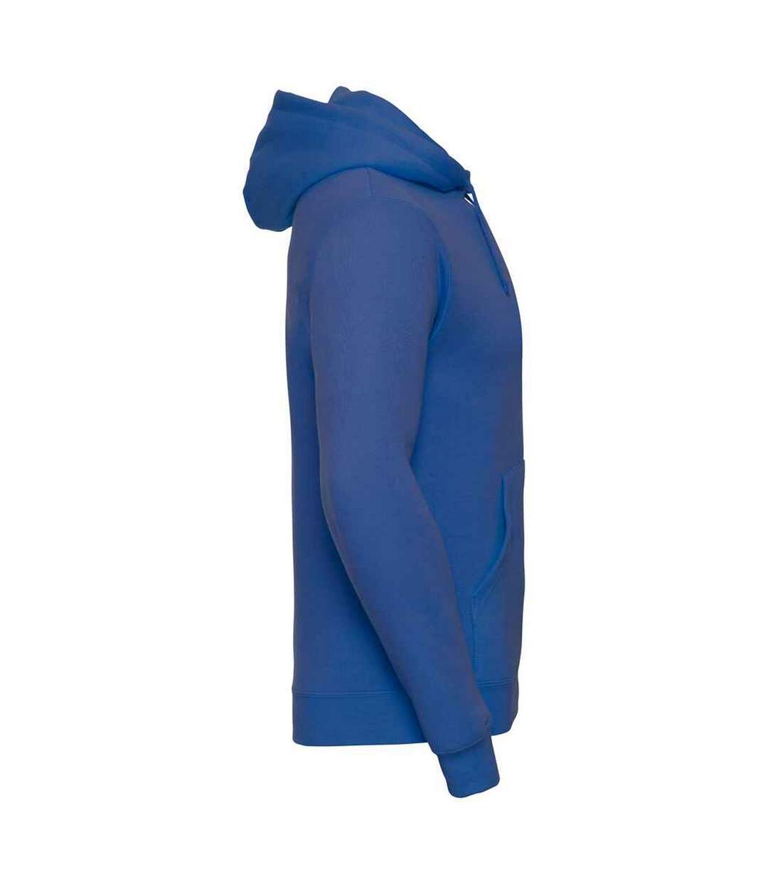 Mens Plain Hoodie Bright Royal Blue Russell-3