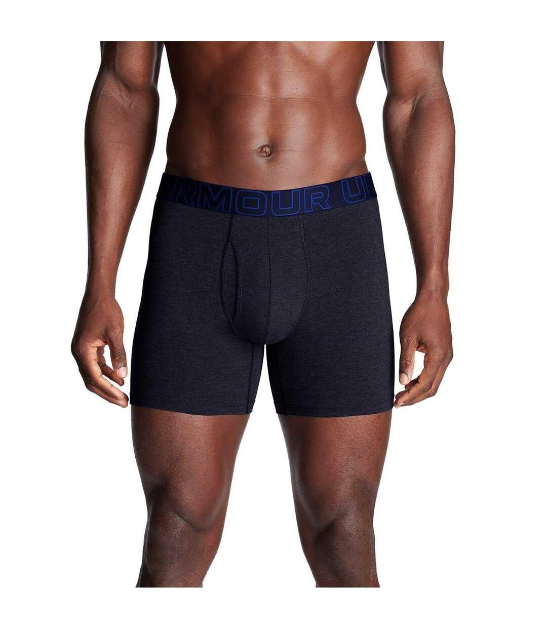 Lot De 3  Boxers Performance Homme Bleu Marine Gris Acier Under Armour-4