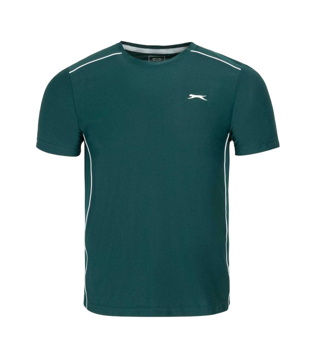 T-shirt Tennis Tech Homme Vert Sombre Slazenger-1