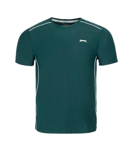 T-shirt Tennis Tech Homme Vert Sombre Slazenger