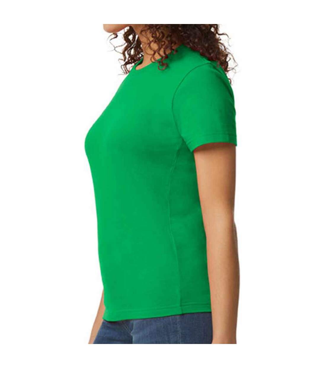 T-shirt femme vert vif Gildan