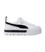 Femmes/dames Mayze Baskets En Cuir Blanc Puma-3