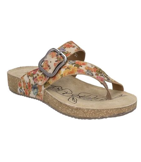 Sandales Tonga Femme Beige Multicolore Josef Seibel