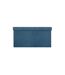 Pouf Pliable en Velours Tess 76cm Bleu-3