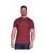 T-shirt homme bordeaux Raging Bull