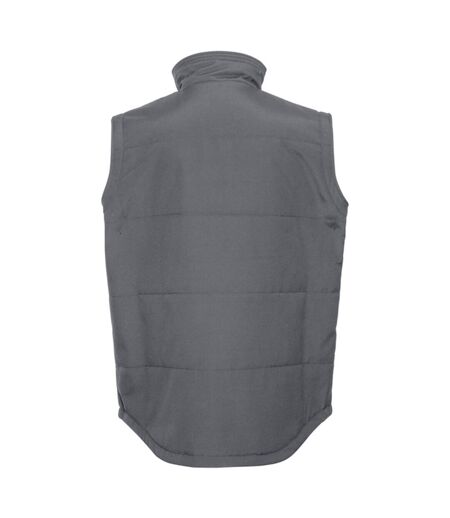 Veste Sans Manches Travail Adulte Gris Foncé Uni Russell