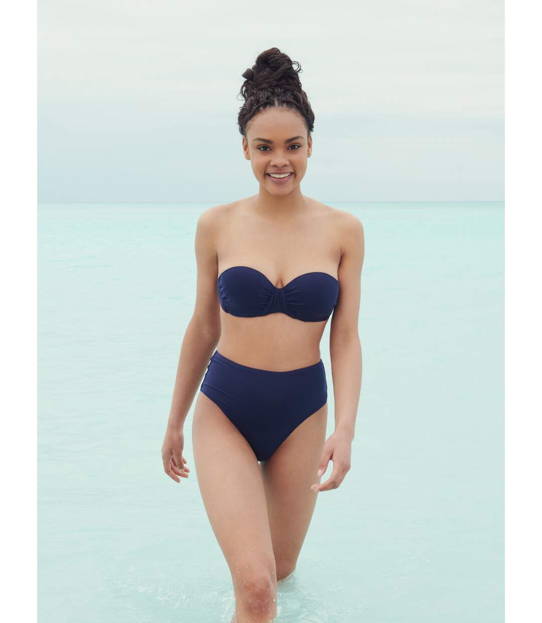 Bas maillot slip de bain échancré taille haute Okinawa Lisca-4