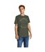 Pack Of 5  Mens Corp Cotton T-shirt  White Grey Burgundy Khaki Navy Jack And Jones-2