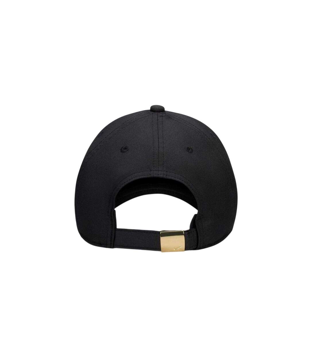Childrens/kids Swoosh Cap Black Gold Nike-2