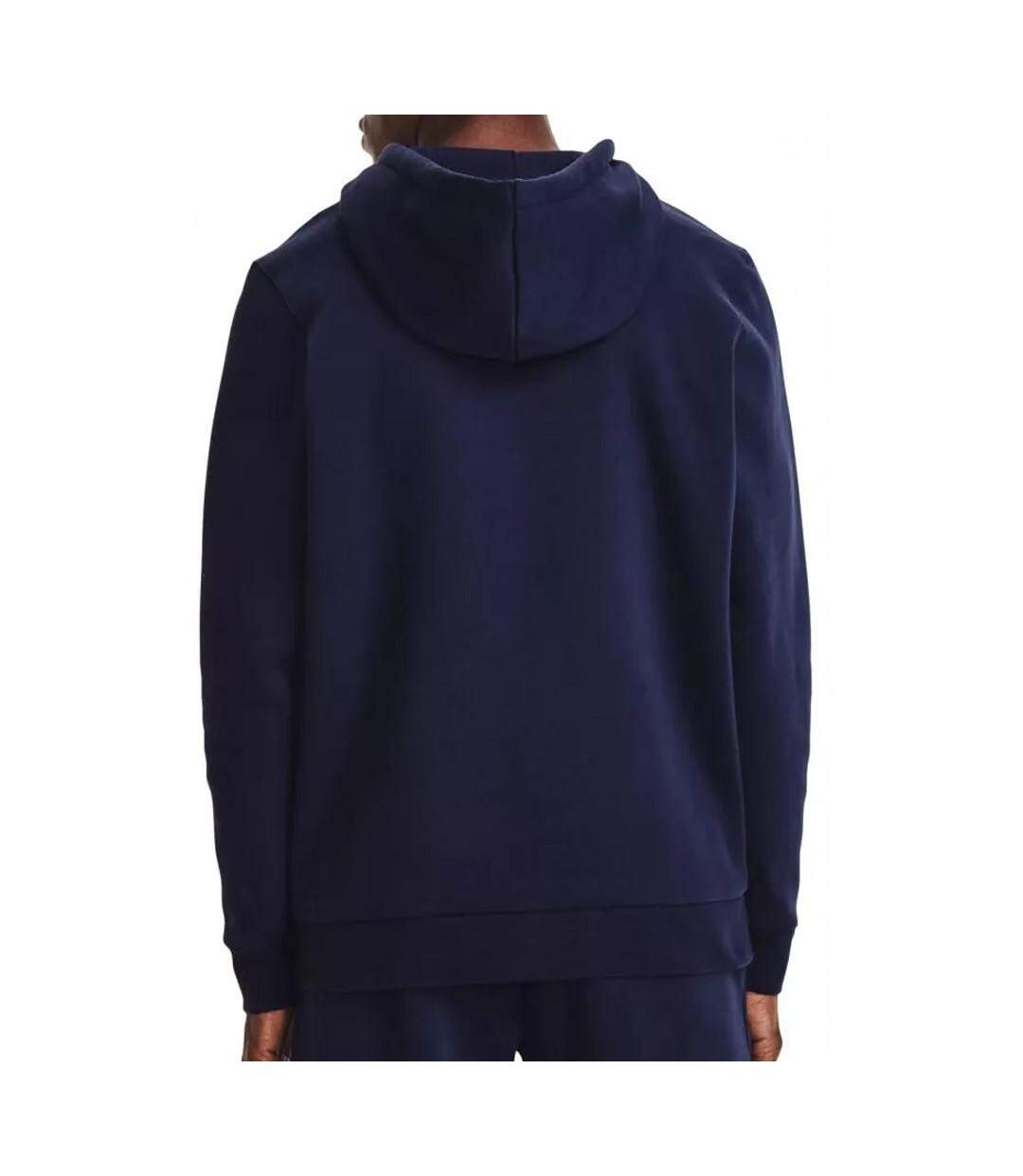 Sweat zippé marine homme under armour essential - l-2