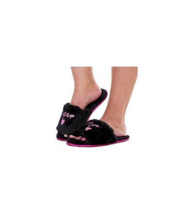 Mules Super Mum Femme Noir Keanu
