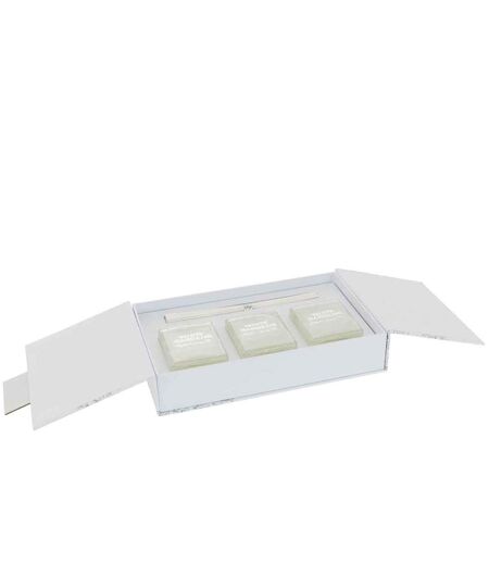 Coffret 3 Huiles Parfumées White Gardens 22cm Sapphire Amber Tea