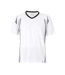 T-shirt Club Tech Homme Blanc Noir Cona Sports-1