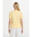 T-shirt col rond, motif c¿ur tissu évidé-2