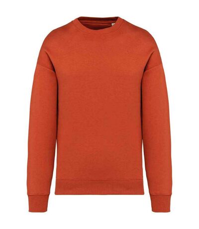Womens/ladies oversized sweatshirt burnt brick Native Spirit