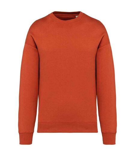 Womens/ladies oversized sweatshirt burnt brick Native Spirit