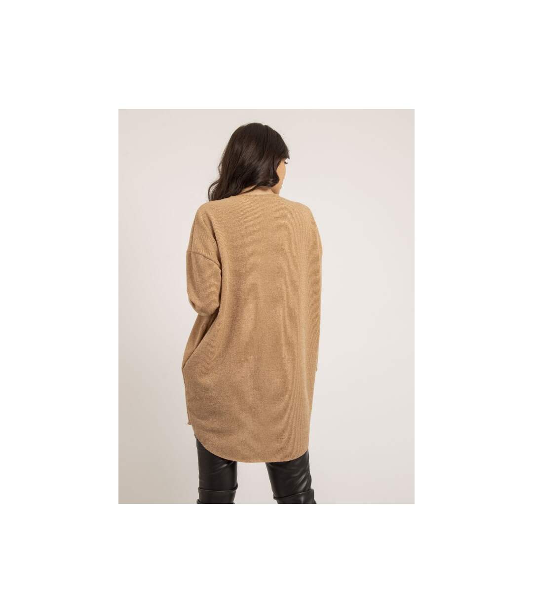 Pull fin long col V KUPRA - Dona X Lisa-2