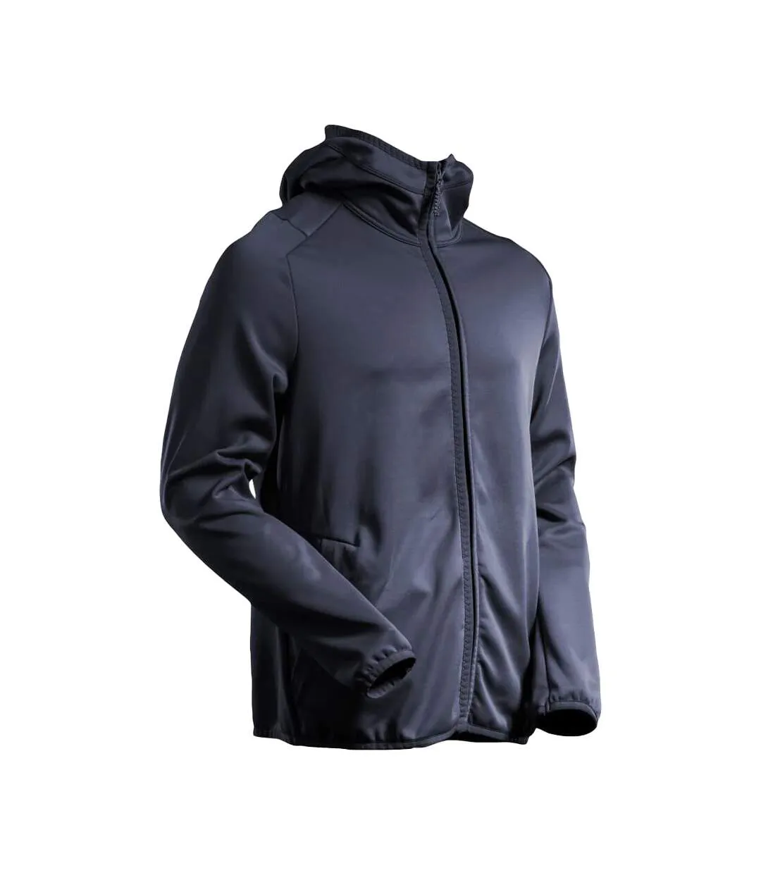 Mens Customised Hooded Fleece Jacket Dark Navy Mascot-2