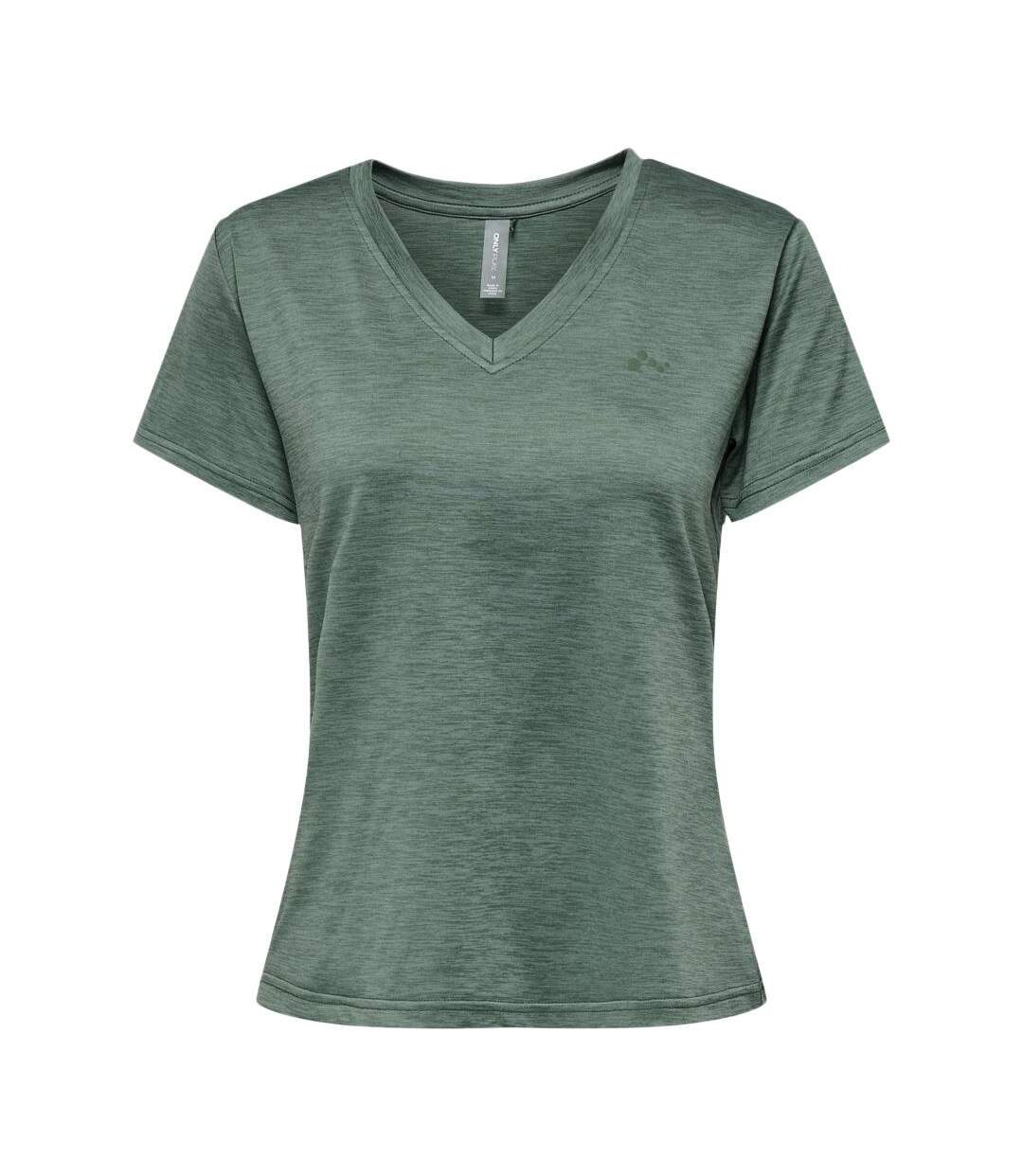 T-shirt de sport vert femme only core-1
