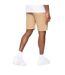 Mens Blansmoore Elasticated Waist Shorts Stone Crosshatch-3