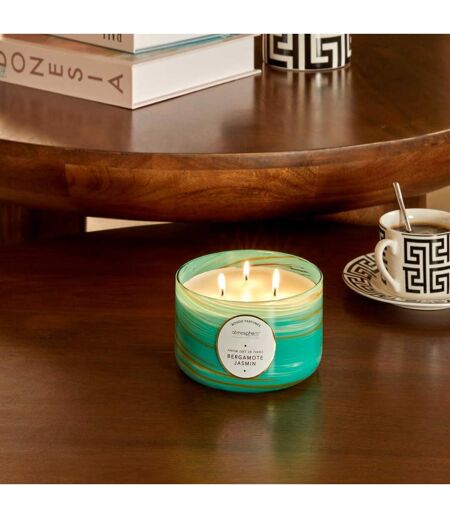 Bougie Parfumée Design Wavy 540g Bergamote & Jasmin